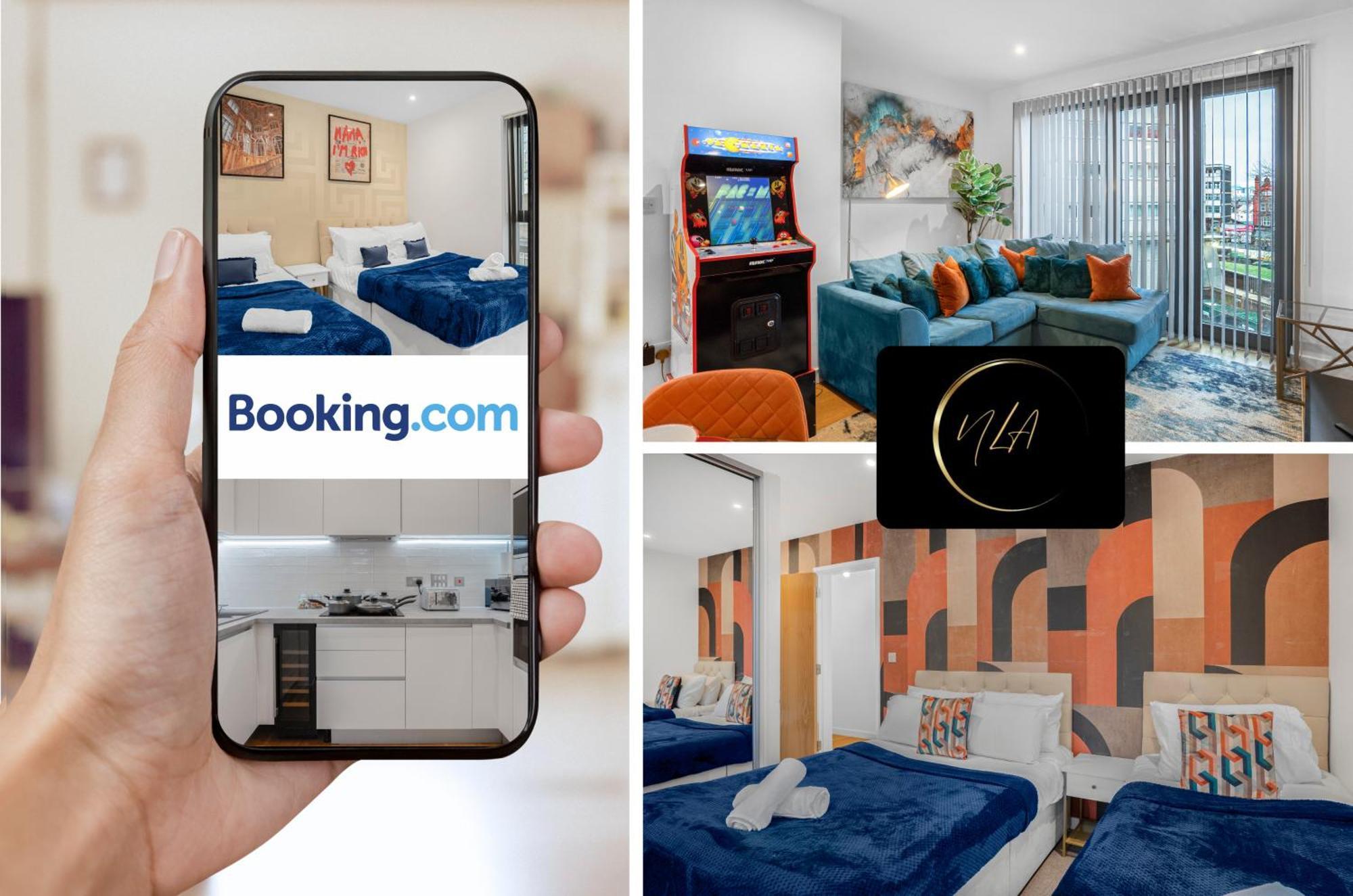 City Centre Apartment With Free Parking, 2 Bathrooms, Netflix And Wifi - Suitable For Contractors And Families - By Noor Luxury Accommodations Birmingham Exterior photo